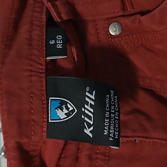 Womens Kuhl 6 Pants Dark Red - Picture 2 of 5